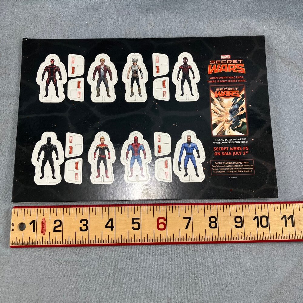 Secret Wars Battle Standee Marvel Comic Promo Accessory 2015 Spider-Man Morales